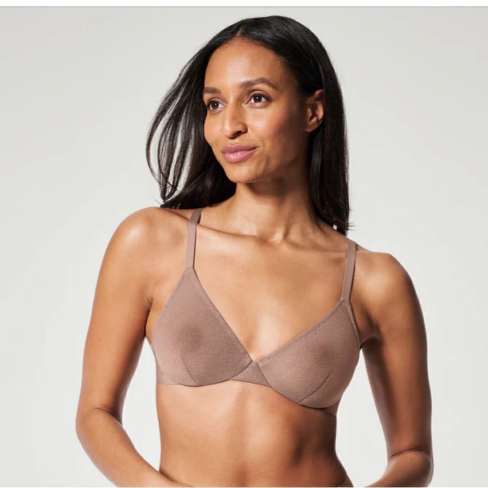 Spanx sheer flex fit to you bra cafe au lait XL A-C